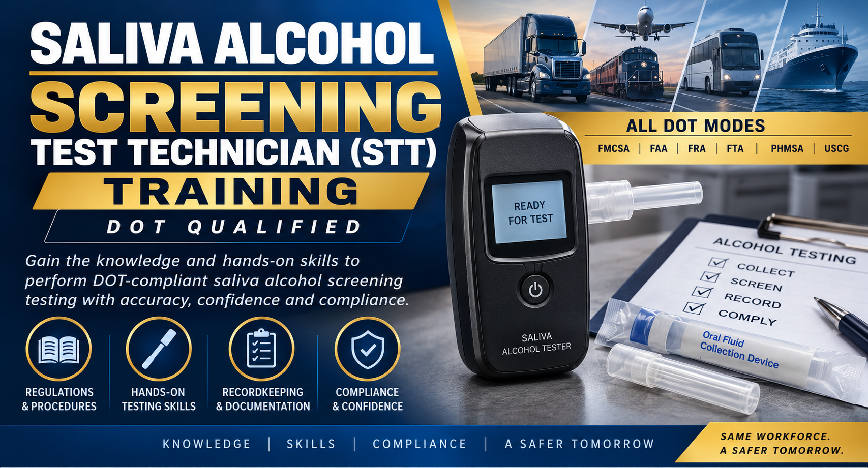 Screening Test Technician (STT) Training: DOT Qualified